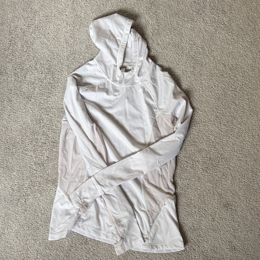 Fabletics Cream Hooded Top